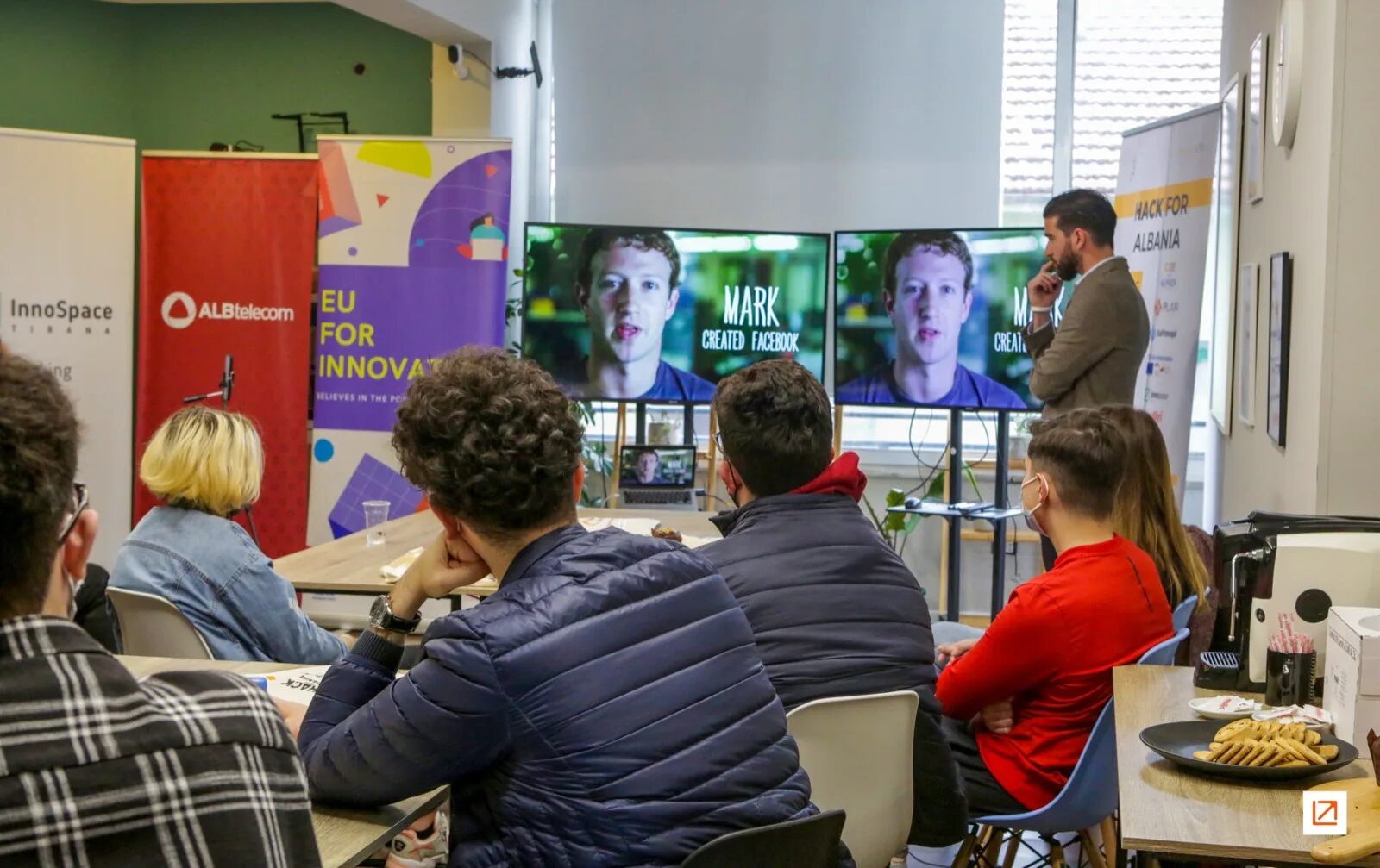 Startups and entrepreneurs at Innospace Tirana